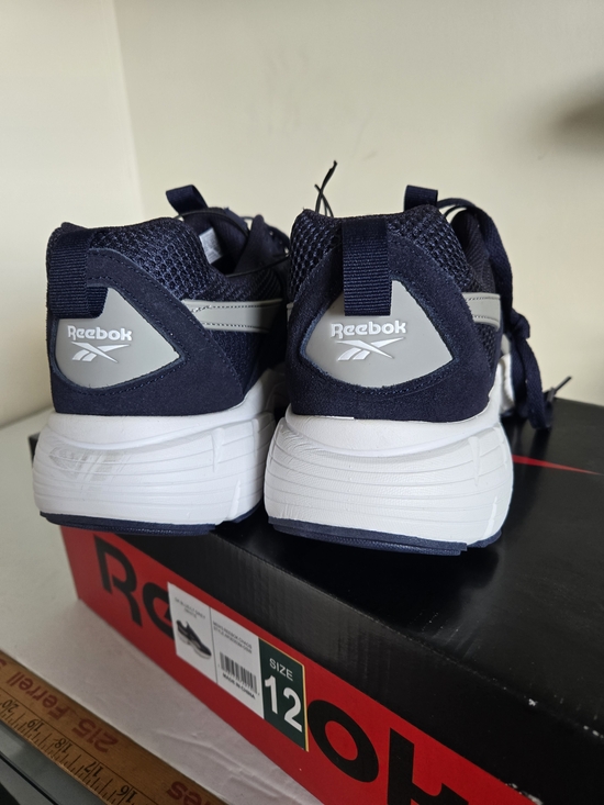 Reebok Men\'s Navy Blue Lightweight Running I2 Navy White Sneakers New main image 4